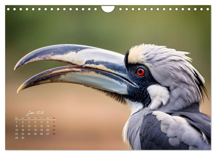 Produktbild: Afrikas vielf&auml;ltige Vogelwelt (Wandkalender 2026 DIN A4 quer), CALVENDO Monatskalender