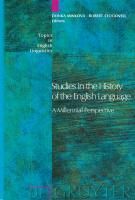 Produktbild: Studies in the History of the English Language