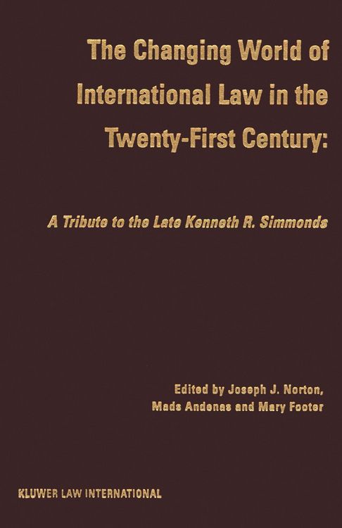 Produktbild: Changing World of International Law in the Twenty-First Century