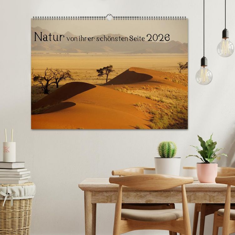 Produktbild: Natur von ihrer sch&ouml;nsten Seite 2026 (Wandkalender 2026 DIN A2 quer), CALVENDO Monatskalender