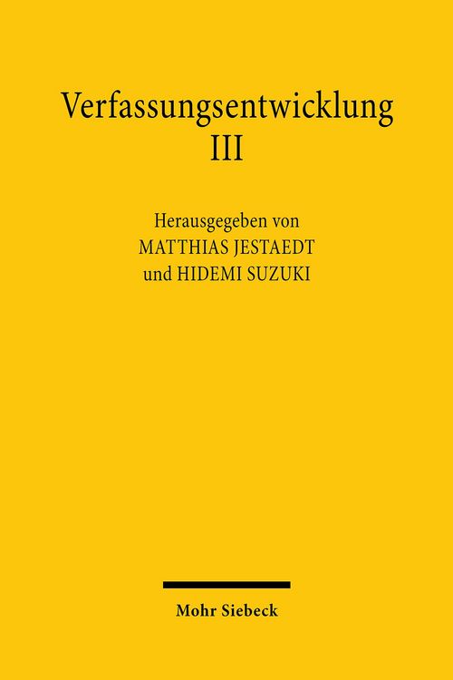 Produktbild: Verfassungsentwicklung III