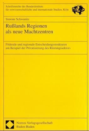 Produktbild: Ru&szlig;lands Regionen als neue Machtzentren