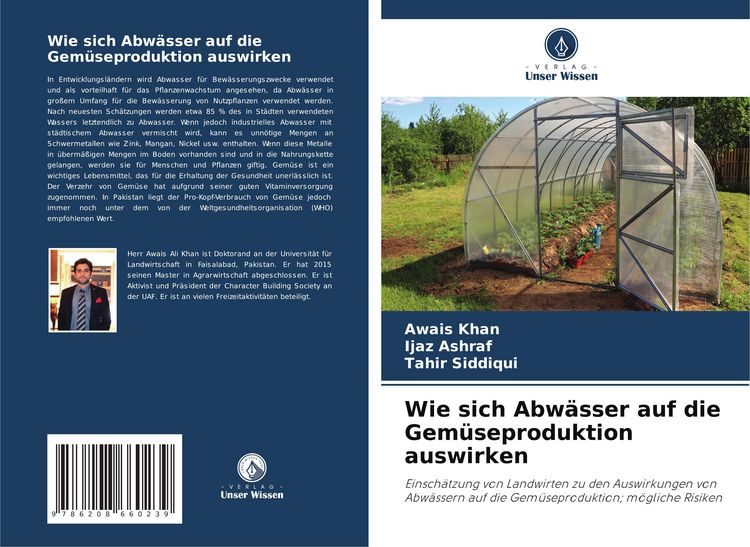 Produktbild: Wie sich Abw&auml;sser auf die Gem&uuml;seproduktion auswirken