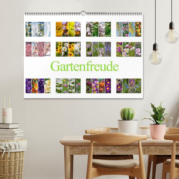 Produktbild: Gartenfreude (Wandkalender 2026 DIN A2 quer), CALVENDO Monatskalender