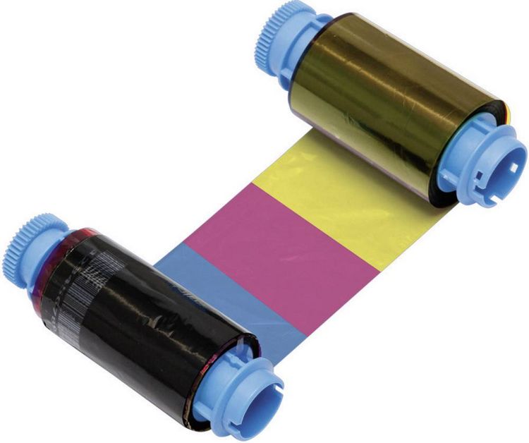 Produktbild: Evolis Farbband f&uuml;r Kartendrucker Original Schwarz, Cyan, Magenta, Gelb 1 St. CBGR0100C CBGR0100C