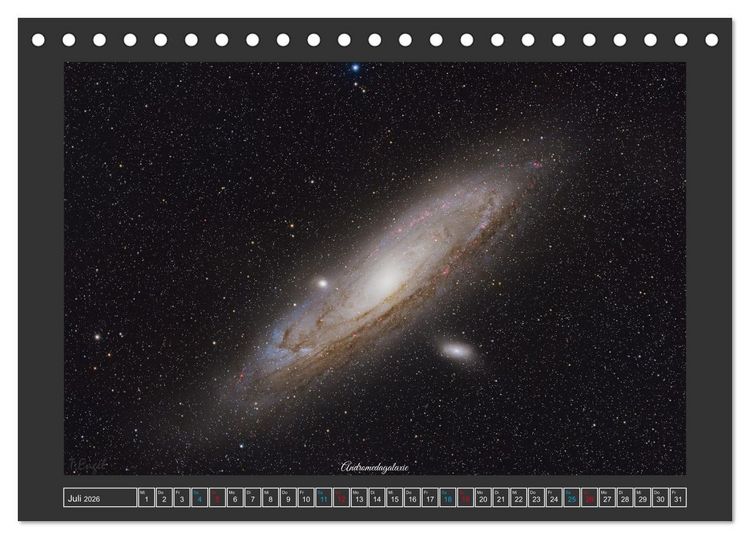 Produktbild: Faszination Universum (Tischkalender 2026 DIN A5 quer), CALVENDO Monatskalender
