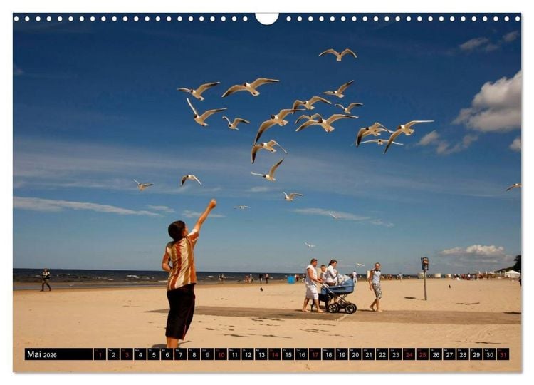 Produktbild: Riga + Jurmala (Wandkalender 2026 DIN A3 quer), CALVENDO Monatskalender