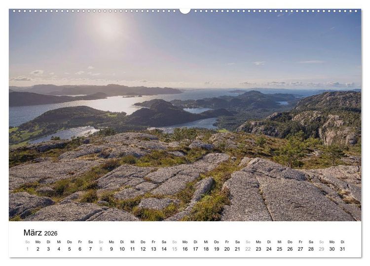 Produktbild: Norwegen - Magie aus Licht und Landschaft (Wandkalender 2026 DIN A2 quer), CALVENDO Monatskalender