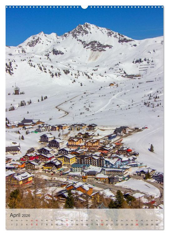 Produktbild: Es gr&uuml;&szlig;t Obertauern (hochwertiger Premium Wandkalender 2026 DIN A2 hoch), Kunstdruck in Hochglanz