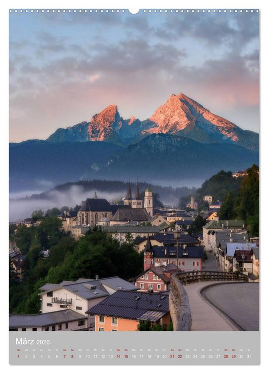 Produktbild: Deutsche Alpenmomente (Wandkalender 2026 DIN A2 hoch), CALVENDO Monatskalender