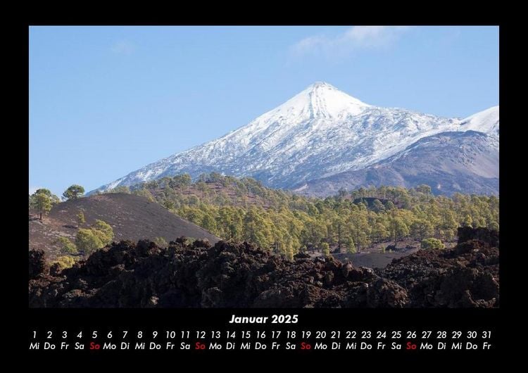 Produktbild: Bergige Welten 2025 Fotokalender DIN A3