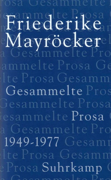 Produktbild: Gesammelte Prosa