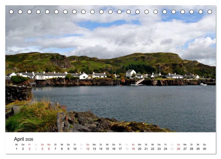 Produktbild: Western Highlands - Schottland (Tischkalender 2026 DIN A5 quer), CALVENDO Monatskalender