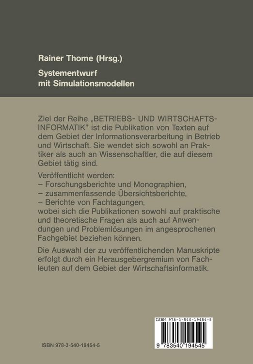 Produktbild: Systementwurf mit Simulationsmodellen
