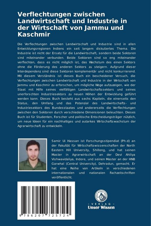 Produktbild: Verflechtungen zwischen Landwirtschaft und Industrie in der Wirtschaft von Jammu und Kaschmir