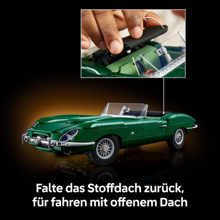 Produktbild: LEGO Icons Jaguar E-Type Modellauto f&uuml;r Erwachsene 11381