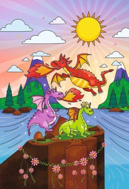 Produktbild: Magic Water Colouring - Drachen