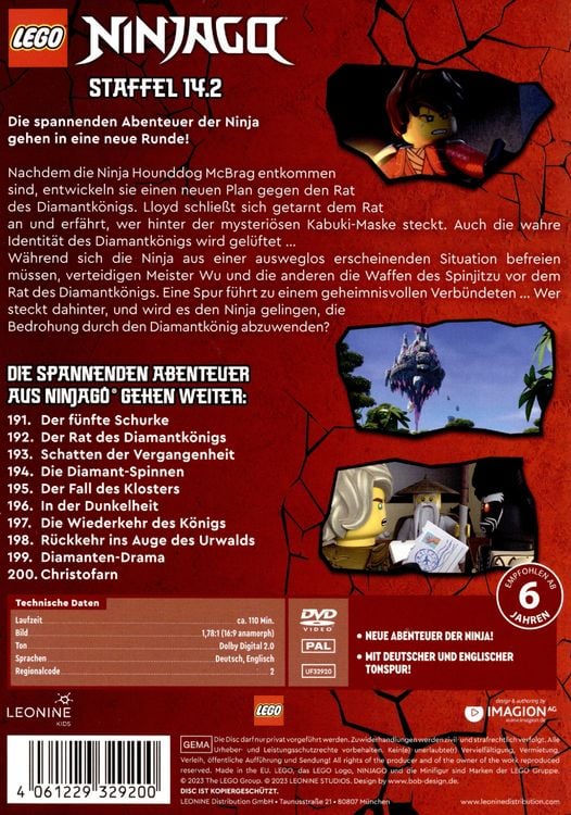Produktbild: LEGO Ninjago - Staffel 14.2