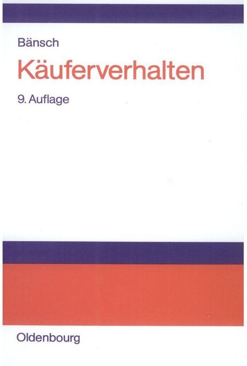 Produktbild: K&auml;uferverhalten