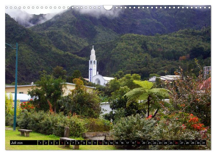 Produktbild: La R&eacute;union - Paradies im indischen Ozean (Wandkalender 2026 DIN A3 quer), CALVENDO Monatskalender