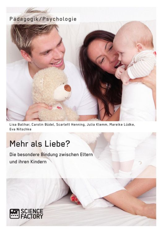 Produktbild: Mehr als Liebe? Die besondere Bindung zwischen Eltern und ihren Kindern