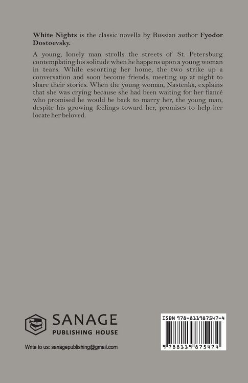 Produktbild: White Nights - Fyodor Dostoyevsky | A Million-Copy Bestseller | A Timeless Story of Love, Longing & Solitude