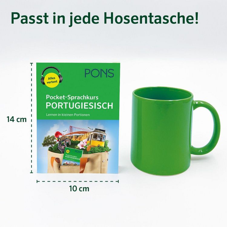 Produktbild: PONS Pocket-Sprachkurs Portugiesisch