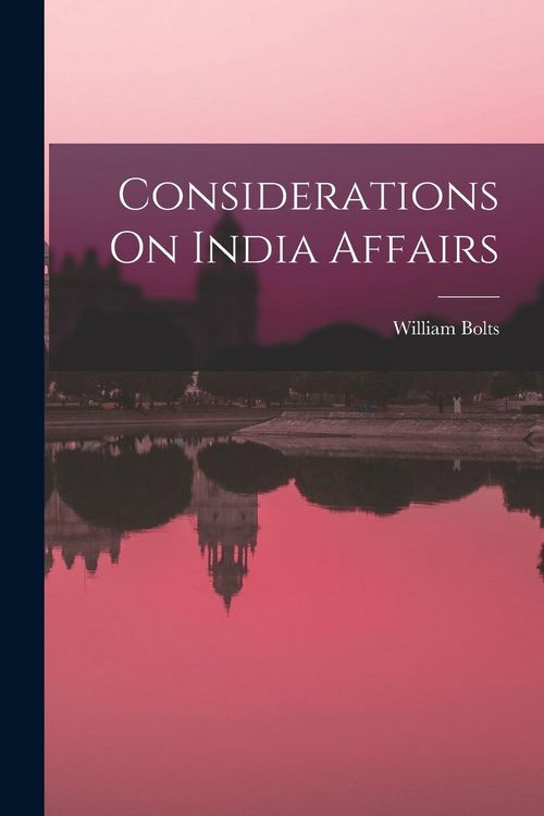 Produktbild: Considerations On India Affairs