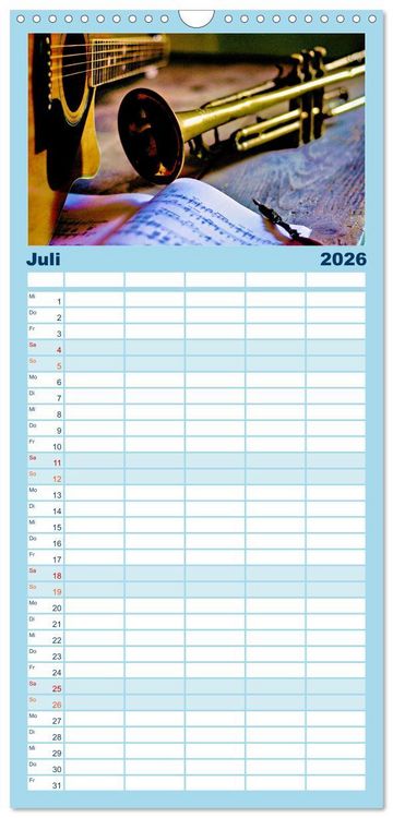 Produktbild: Familienplaner 2026 - Montreux - ein Juwel am Ufer des Genfersees mit 5 Spalten (Wandkalender, 21 x 45 cm) CALVENDO