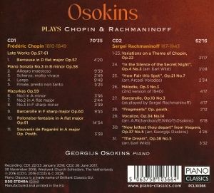 Produktbild: Osokins plays Chopin & Rachmaninoff