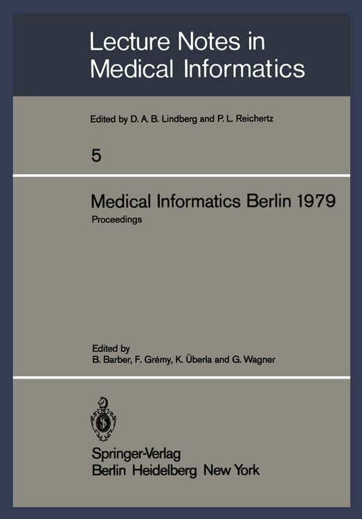 Produktbild: Medical Informatics Berlin 1979