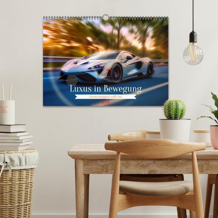 Produktbild: Luxus in Bewegung (Wandkalender 2026 DIN A3 quer), CALVENDO Monatskalender