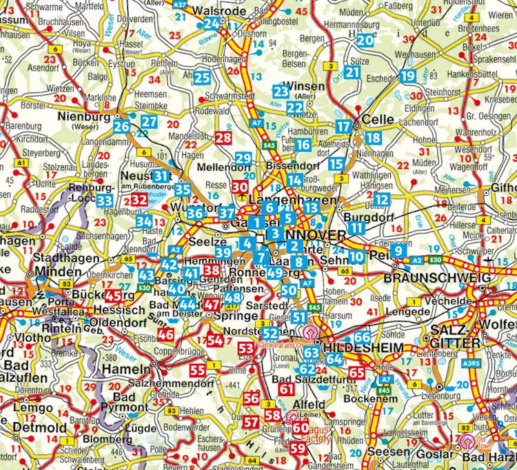 Produktbild: ROTHER Wanderf&uuml;hrer Rund um Hannover