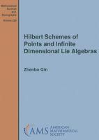 Produktbild: Qin, Z: Hilbert Schemes of Points and Infinite Dimensional