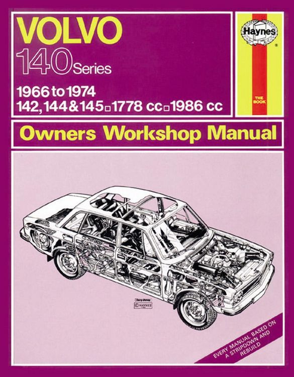 Produktbild: Volvo 142, 144 & 145 (66 - 74) Haynes Repair Manual