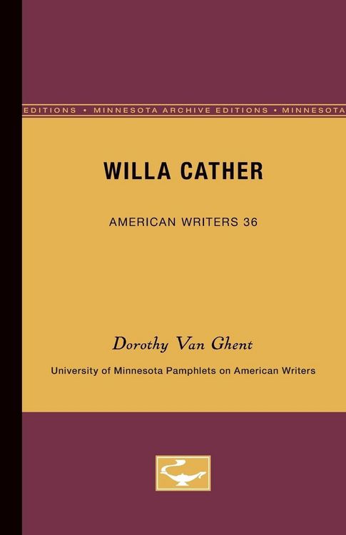 Produktbild: Willa Cather - American Writers 36