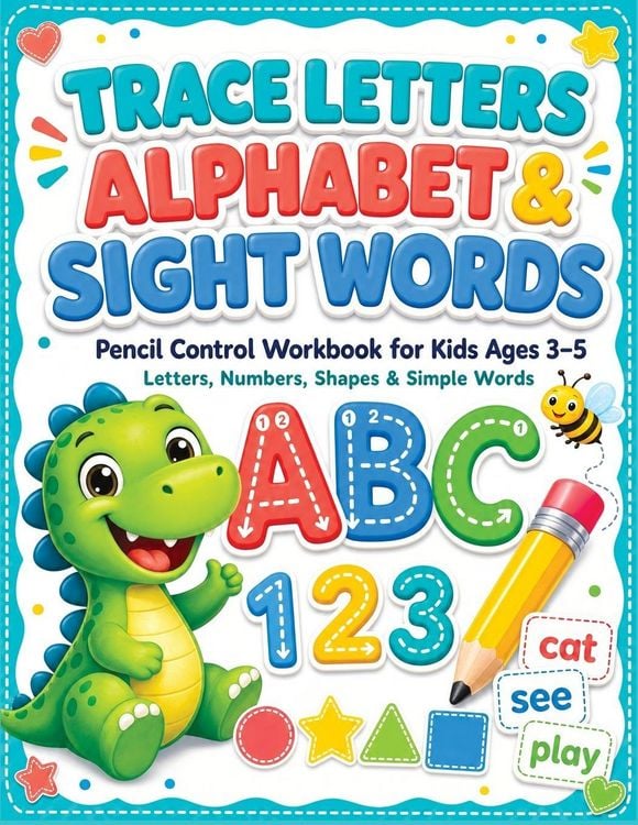 Produktbild: Trace Letters of the Alphabet and Sight Words