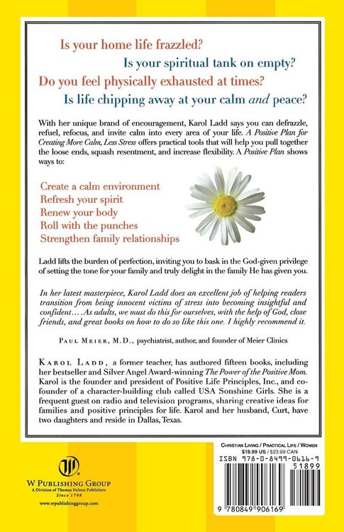 Produktbild: A Positive Plan for Creating More Calm, Less Stress