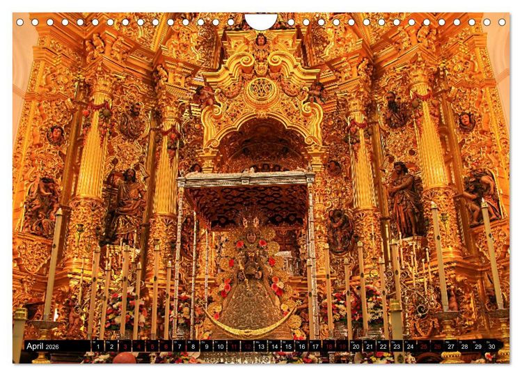 Produktbild: El Rocio - Andalusiens faszinierende Wallfahrt (Wandkalender 2026 DIN A4 quer), CALVENDO Monatskalender