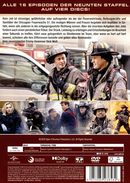 Produktbild: Chicago Fire - Staffel 9 [4 DVDs]