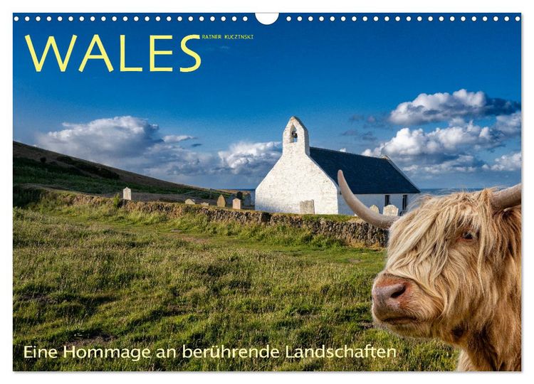 Produktbild: Wales - Eine Hommage an ber&uuml;hrende Landschaften (Wandkalender 2026 DIN A3 quer), CALVENDO Monatskalender