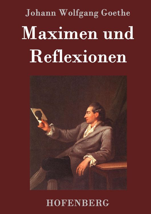 Produktbild: Maximen und Reflexionen
