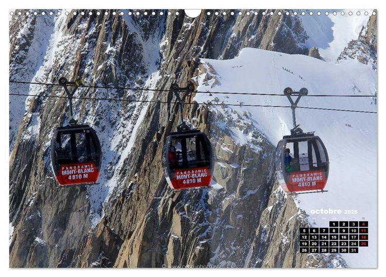 Produktbild: Les paysages de montagne Haute-Savoie (Calendrier mural 2026 DIN A3 vertical), CALVENDO calendrier mensuel