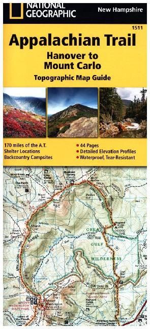 Produktbild: Appalachian Trail: New Hampshire Map [Hanover to Mount Carlo]