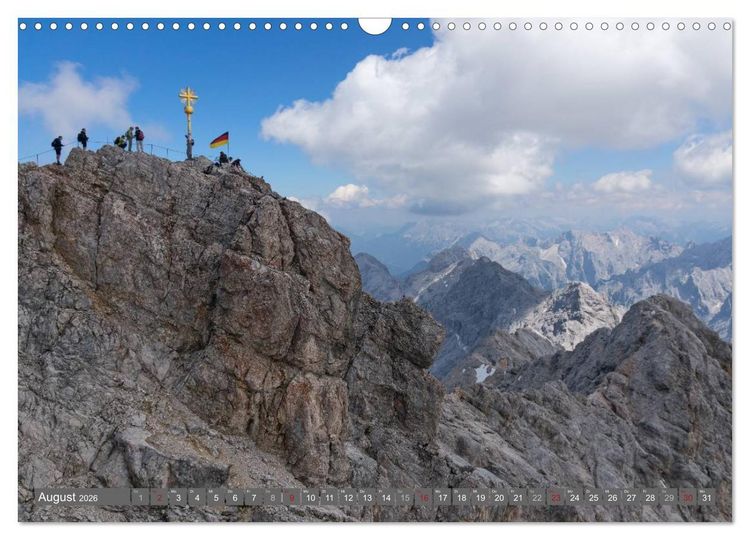 Produktbild: Rund um die Zugspitze (Wandkalender 2026 DIN A3 quer), CALVENDO Monatskalender