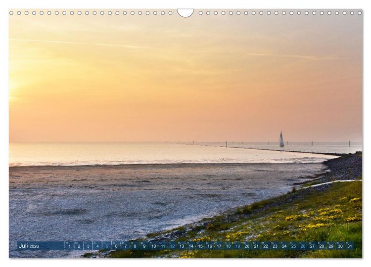Produktbild: Erlebe mit mir Ostfriesland (Wandkalender 2026 DIN A3 quer), CALVENDO Monatskalender