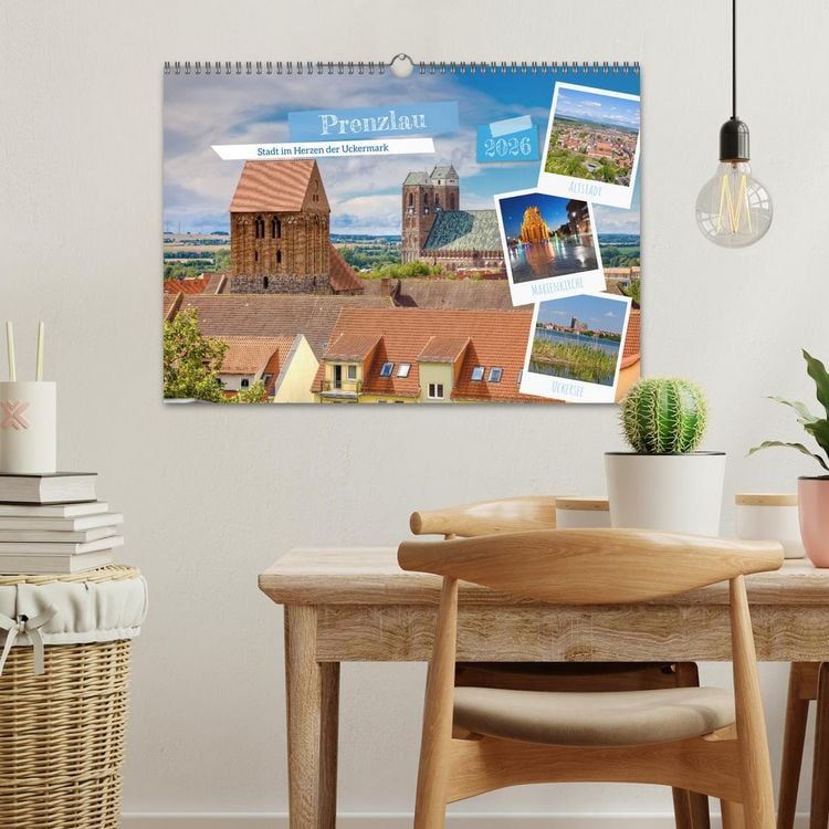 Produktbild: Prenzlau - Stadt im Herzen der Uckermark (Wandkalender 2026 DIN A3 quer), CALVENDO Monatskalender