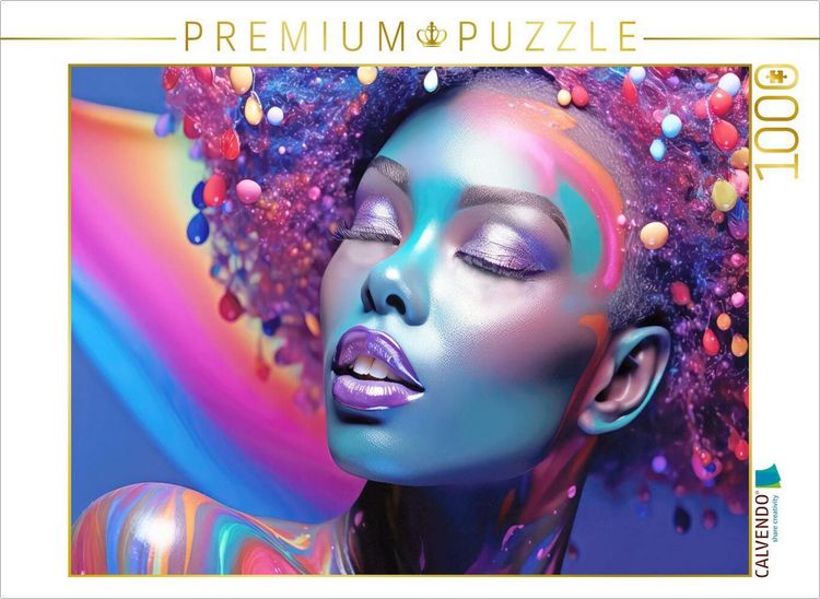 Produktbild: CALVENDO Puzzle Haarpracht | 1000 Teile Lege-Gr&ouml;&szlig;e 64x48cm Foto-Puzzle f&uuml;r gl&uuml;ckliche Stunden