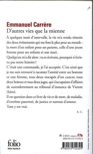 Produktbild: D'autres vies que la mienne