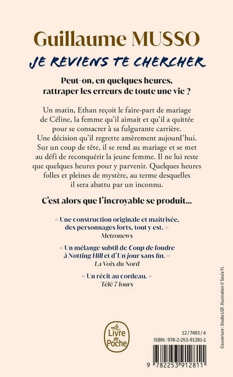Produktbild: Je reviens te chercher